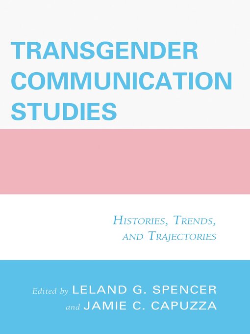 Cover image for Transgender Communication Studies